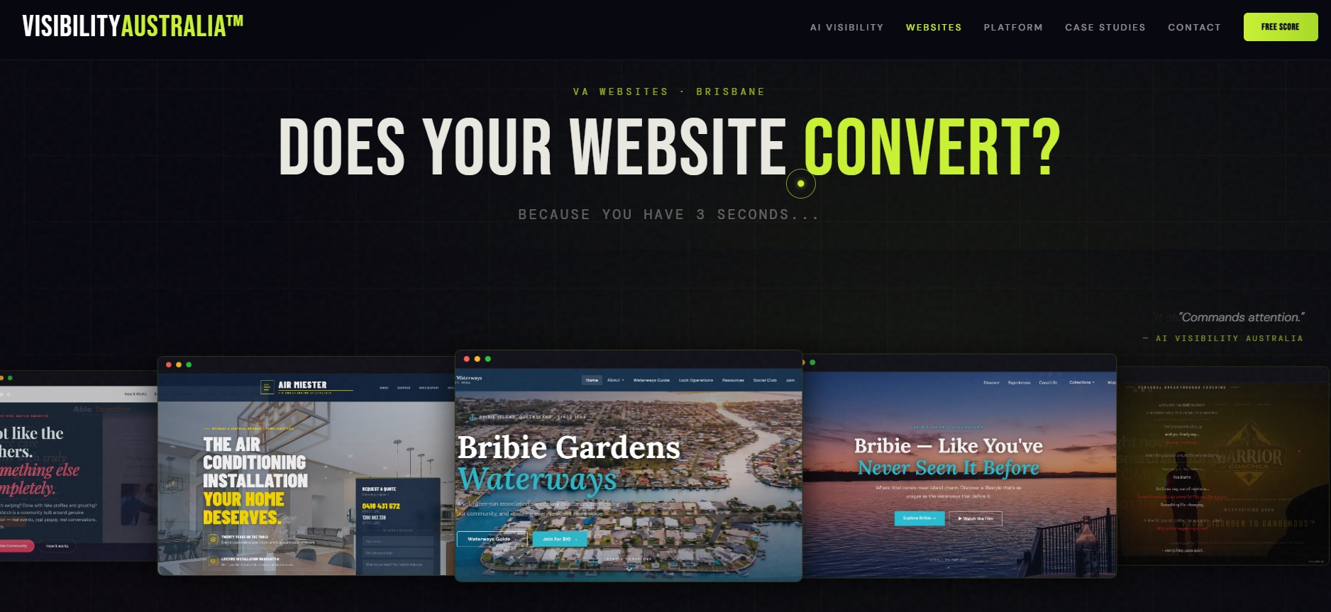 VA Websites — Visibility Australia